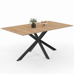 IDMarket – Mesa de comedor rectangular Alix 8 personas Pie…