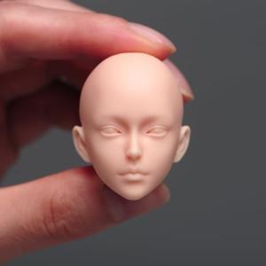 AMITD Escultura de cabeza femenina a escala 1/6, belleza oj…