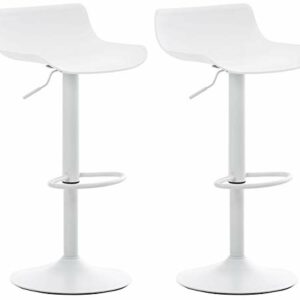 CLP Juego de 2 taburetes de Bar Aveiro con Asiento de plást…