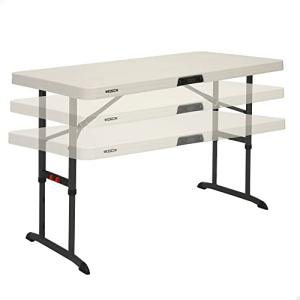 LIFETIME - Mesa Plegable portátil Cuadrada Catering Ultrarr…