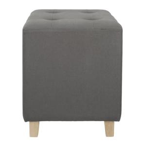 HOME DECO FACTORY The HD6954 Pouf, Textil Lin, 35x35x35x35cm