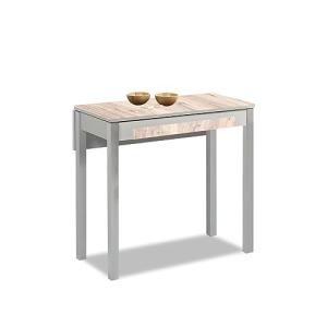 ASTIMESA - Mesa de Cocina Extensible con Cajón y ala Caída…