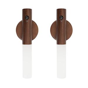2 Piezas Luz de pared de Madera, luz Nocturna Interior con…