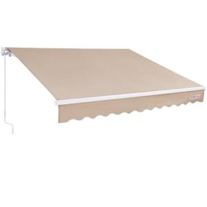 VEVOR Toldo para Terraza Retráctil 2,4x2,1 m Toldo Retrácti…