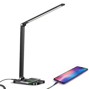 KEPEAK Lámpara de escritorio LED de brillo ajustable, lámpa…