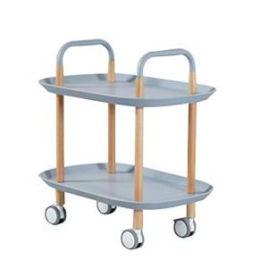 Mesa Carrito Camarera Móvil Madera Maciza Plástico ABS A Pr…