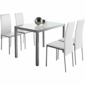 MOMMA HOME Conjunto de Mesa y Sillas Melbourne - con 4 Sill…