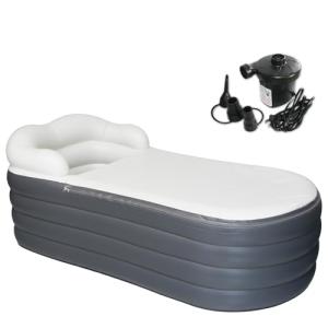 Bañera hinchable para adultos, bañera de hielo portátil gra…