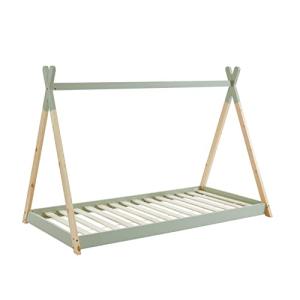 BAÏTA TINYTIPI Cama, Pino, Verde, 90x190cm