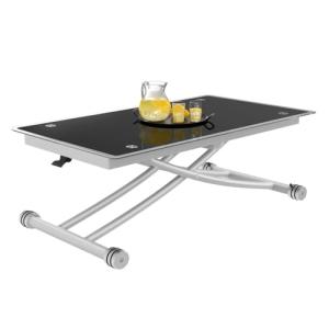 IDMarket - Mesa fija elevable en mesa de comedor rectangula…