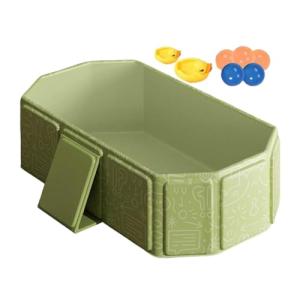 Bañera grande para niños pequeños, plegable, para niños, ap…