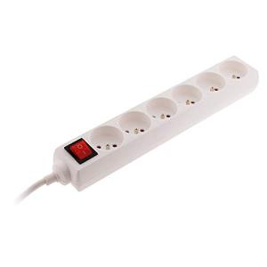 Zenitech - Bloque 6 Tomas 16A 2P T con Interruptor - Reglet…