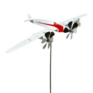 Giratorio De Viento De Avión | Escultura Eólica de Molino p…