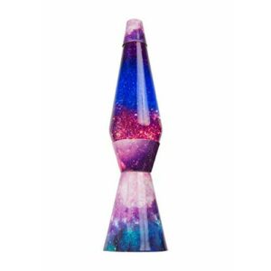 Fisura - Lámpara de lava “Galaxy”. Base multicolor, líquido…