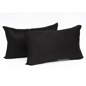 WOLTU 2X Funda de Cojín 100% Algodón con Cremallera Juego d…