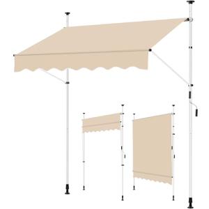 Yaheetech Toldo Plegable Manual Retráctil Toldo para Balcón…