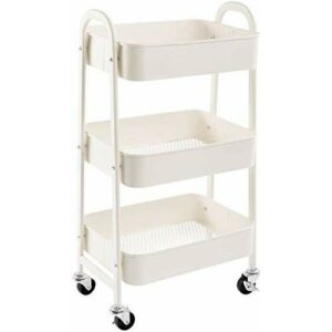DOEWORKS Carro de Almacenamiento Carrito Auxiliar con Rueda…