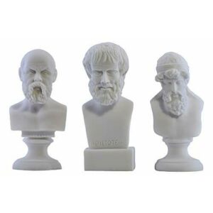 Socrates Aristóteles Platón filósofo griego busto cabeza es…