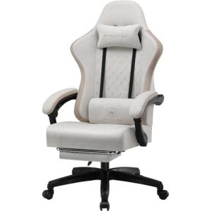 GTPLAYER Silla de Gaming, Silla de Oficina con Cojín con Mu…