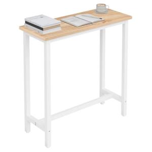 WOLTU Mesa de Bar de Bistro de Comedor con Estructura de Me…