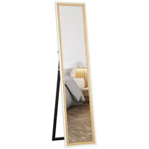 HOMCOM Espejo de Cuerpo Entero 157x37 cm Espejo de Pie o de…