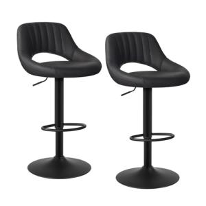 EUGAD Taburete de Bar con Respaldo Taburete de Diseño Juego…