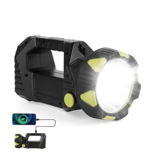 ALLOMN Linterna LED recargable, linterna LED grande súper b…