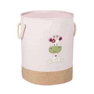 WENKO Cesto para ropa Kids Greta rosa, bolsa para colada in…