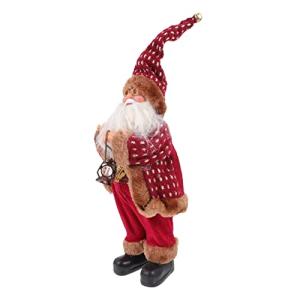 Mobestech Adorno Navideño Papá Noel 30cm Decoración Santa D…