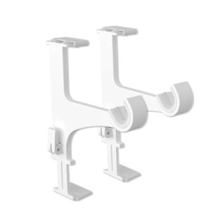 Pack de 2 soportes para barra de cortina sin taladrar ni pe…