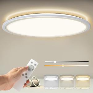 Lámpara de techo LED regulable con control remoto, lámpara…