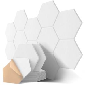 Paneles Acusticos Autoadhesivos, 12 Piezas, Hexagonal Panel…