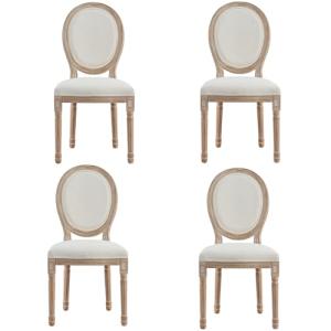 VONLUCE Juego de 4 Sillas de Comedor Acolchadas con Respald…