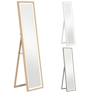 HOMCOM Espejo de Cuerpo Entero con Luz LED 160x40 cm Espejo…