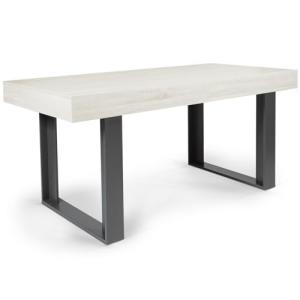 IDMarket PHOENIX - Mesa de comedor rectangular para 6 perso…