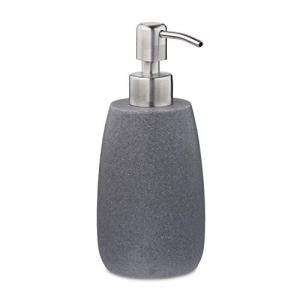Relaxdays Dispensador Jabón, Jabonera 300 ml, Redondo, Rell…