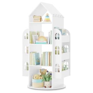 WOLTU Libreria Infantil Giratoria de 4 Niveles, Estanteria…