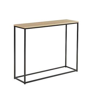 BAÏTA Consola ARCHE – Estilo Industrial en MDF y Metal – De…