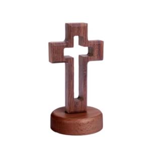 1 Cruz De Madera Decorativa , Cruz De Madera De Mesa, Cruz…