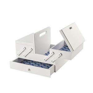 Caja de almacenamiento de madera para costura en voladizo 3…