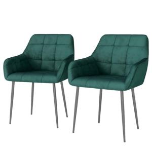 Eccellensedie Juego de 2 sillas de comedor modernas de coci…