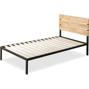 Zinus Cama, Metal Madera, 90 x 190 cm