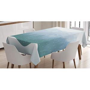 ABAKUHAUS Cielo Azul Mantele, Montañas del Copo de Nieve, R…