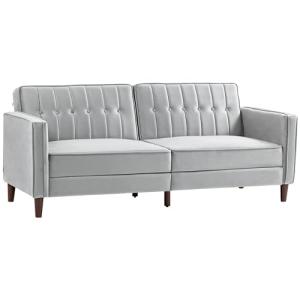 HOMCOM Sofá Cama de 3 Plazas Sofá Cama Convertible Tapizado…