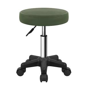 FURWOO Taburete Giratorio de Altura Ajustable con Ruedas Ad…
