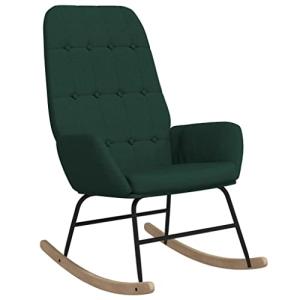 vidaXL Silla Mecedora Balancín Reclinable Asiento Butaca Si…