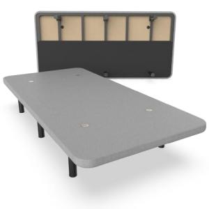 KRAKHELLA base cama&4 patas, negro, 90x190 cm - IKEA