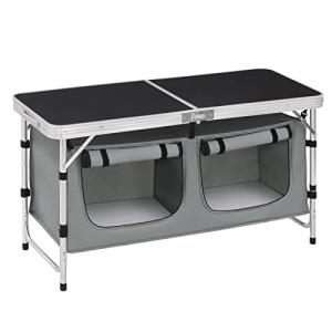 WOLTU Mesa de Camping Cocina de Acampada Málaga Mesa Plegab…