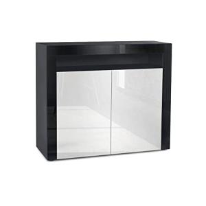 Vladon Cómoda Valencia, Cajonera con 2 Puertas y 1 Comparti…