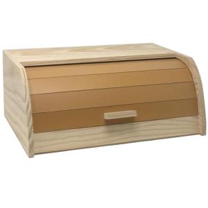 Tradineur - Panera de madera con tapa persiana 15 x 34.7 x…